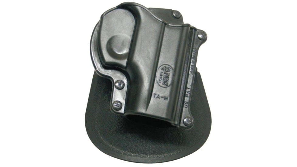 Fobus TAM Polymer OWB Paddle Holster, Rotating, SCCY CPX1/CPX2/CPX3/CZ 52/TAURUS Millennium PT111, Right Hand, Black, TAMRT