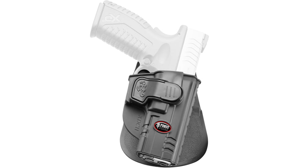 Fobus OWB Paddle Holster, Springfield XD 9mm, XDM, Right, Black, XDCH