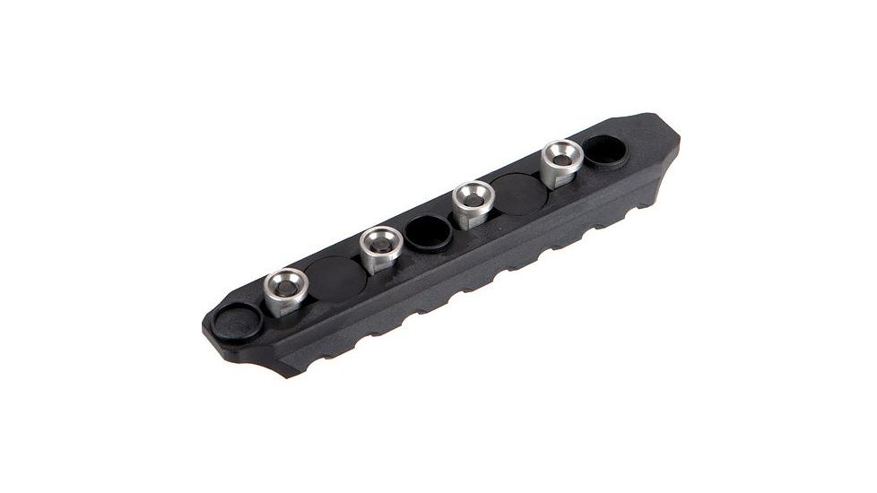 Fortis Manufacturing Keymod Accessory Rail - 8 in Slot, Black KM-PIC1913-8 SLOT