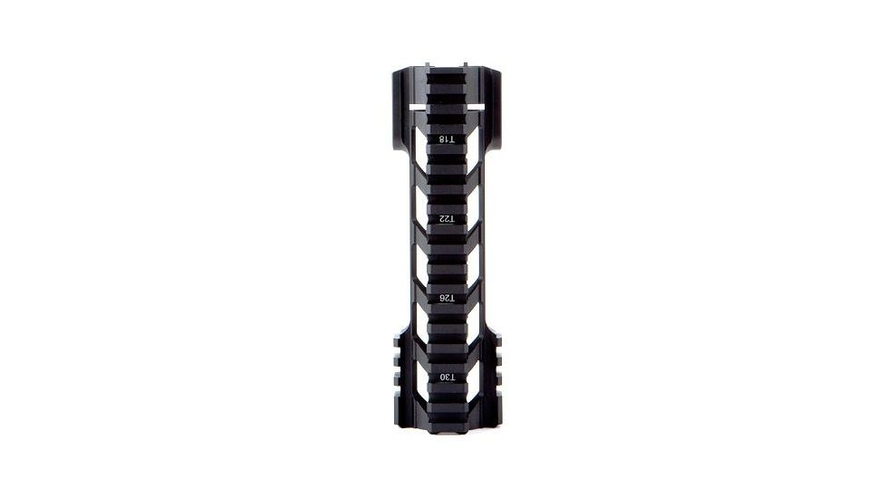 Fortis Manufacturing REV Free Float Rail System, 7 in, Black REV-7