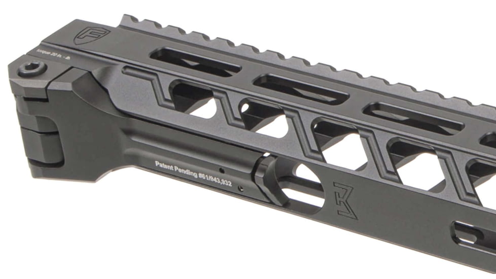 Fortis Manufacturing SWITCH AR15 Mod 1 Rail System, 9.6in MLOK, Black, 556-SWITCH-M1-096-ML