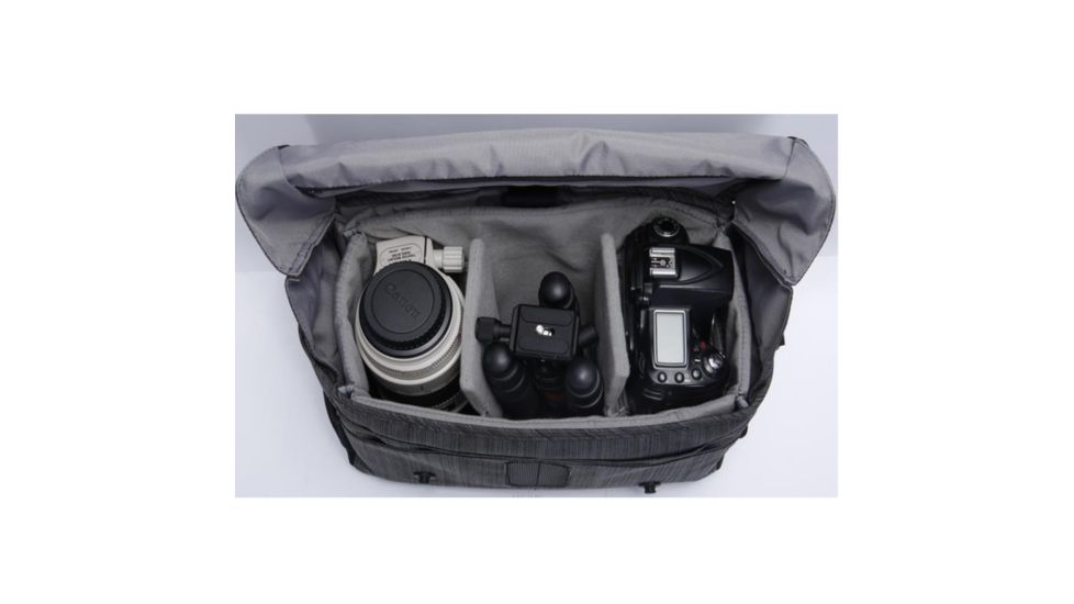 Fotopro Vespa Messenger Bag, Charcoal Grey Vespa Messenger