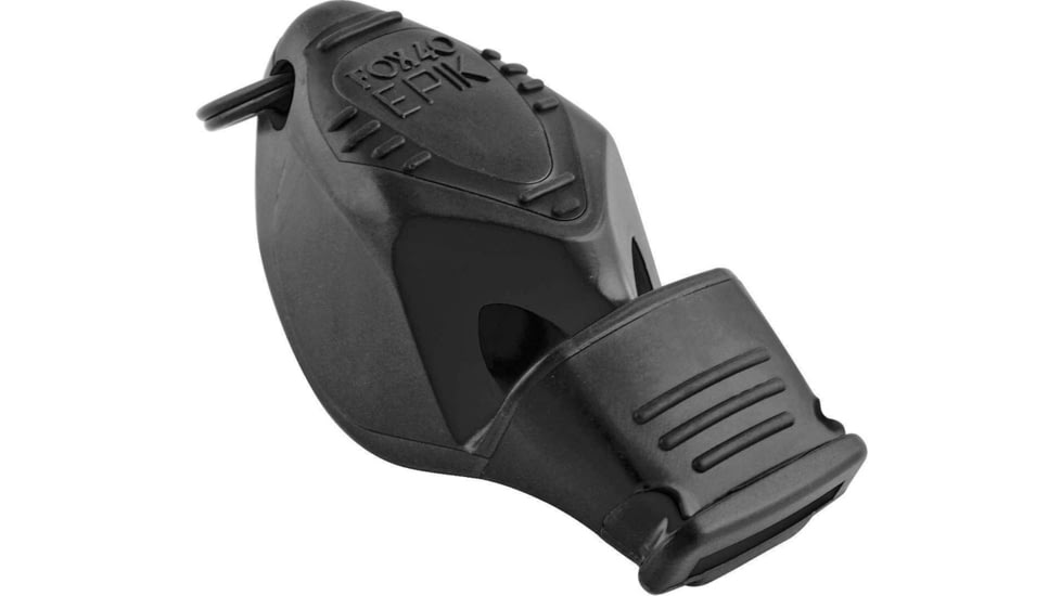 Fox 40 Epik CMG Safety, Pealess, 115Db, Can Be Used Wet Or Dry, Can Be Heard For Miles And Work In All Conditions, Keyring, Synthetic Construction, Black, Black, 8802-0008