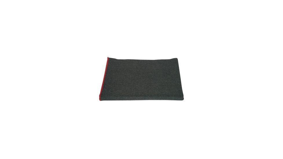 Fox Outdoor Wool Camp Blanket, Dark Grey 099598818906