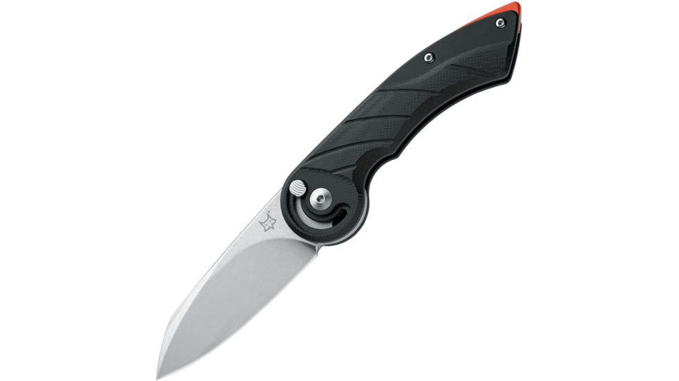Fox Radius Lock Folding Knife, Black, Black G10 handle, FX-550 G10B
