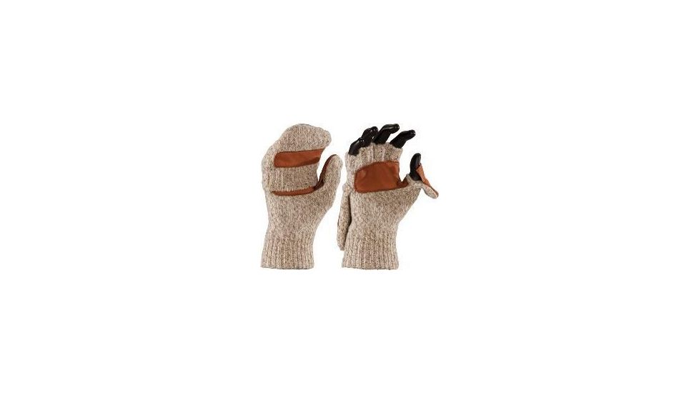 Fox River Four Layer Glovemitt, Medium, Brown Tweed, Medium, 85% Wool, 15% Nyl Outer Shell, 1 Year Manufacturer Warranty, FOX-9366-6120-M