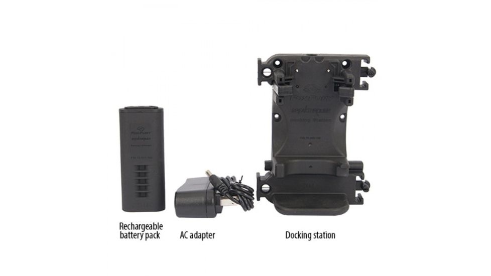 FoxFury Breakthrough BT3 4AA Rechargeable Right Angle LED Spot Light,600 Lumens,Black 380-BT3-BL-RECH