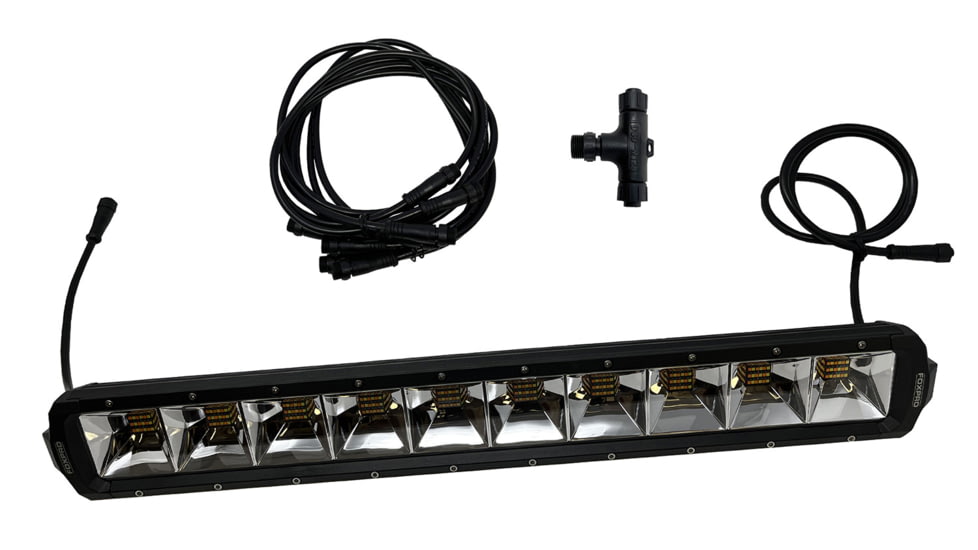 FoxPro Mudcutter Light Kit Add On Bow Fishing, 12V DCOnly Battery, 2000K - 6000K Range, White/Amber, Waterproof, MUDCT