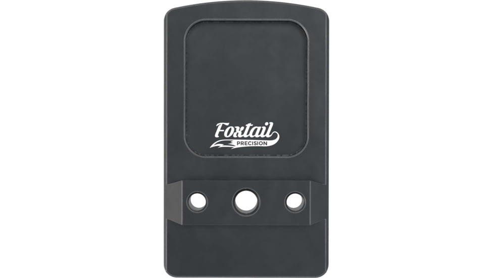 Foxtail Precision Optics mounting adapter for non-MOS Glock, Holosun 507k, Shield RMSc, , replaces rear sight, Black, 100-014
