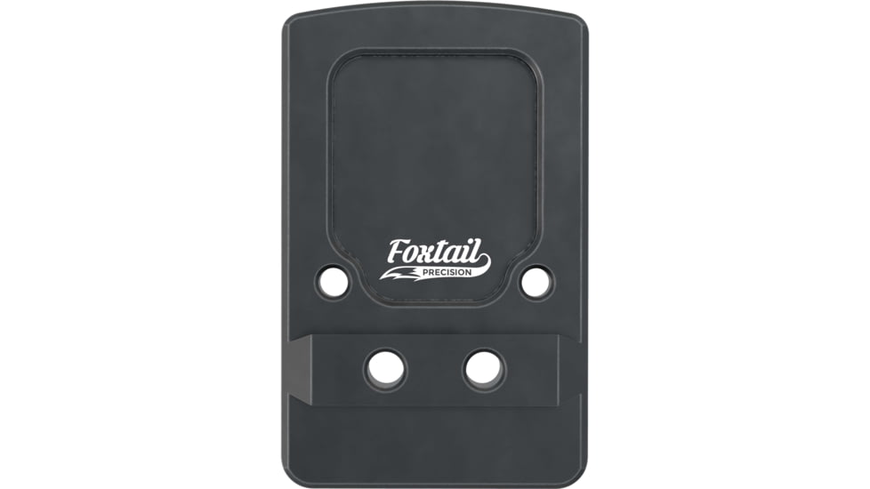 Foxtail Precision Optics mounting adapter for non-MOS Glock, RMR, SRO, Holosun 407c, 507c, 508t, replaces rear sight, Black, 100-013