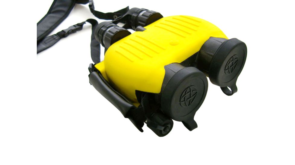 Fraser Optics Fraser S250 Stabilized Binocular, Black Body, Yellow, 18002-200-4-1