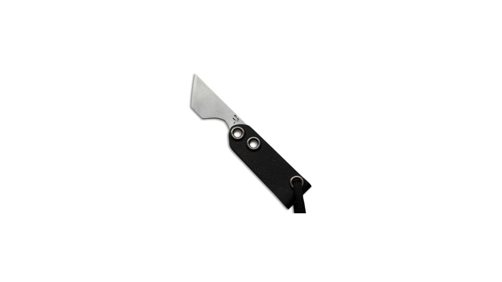 Fred Perrin Fred Perrin Le Kiridashi Pliant Friction Folding Knife Black 1&quot; Stonewash, Black, 440, adult, BHQ-23979