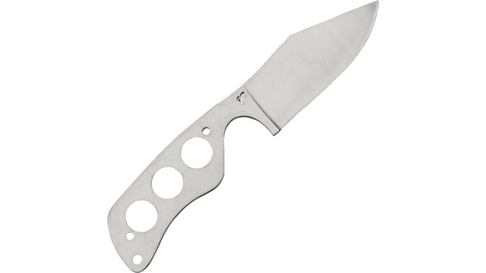Fred Perrin Le Bowie Fixed Blade Knife, 2.5in, Drilled Hole Design Handle FRDB