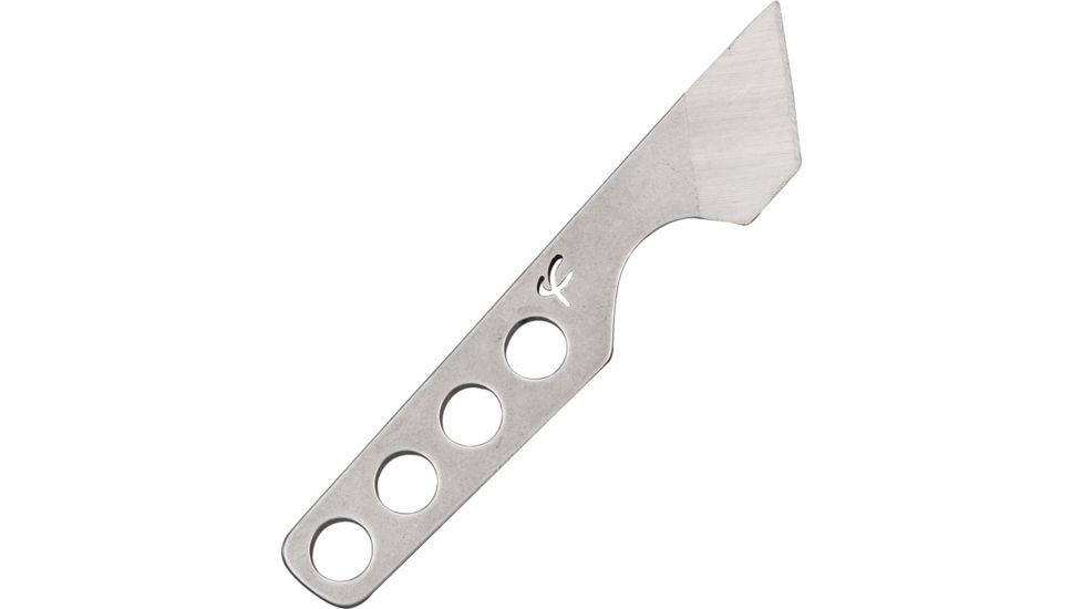 Fred Perrin Le Kiridashi Fixed Blade Knife, 1in, Stainless Blade, Drilled Hole Design Handle FRDK