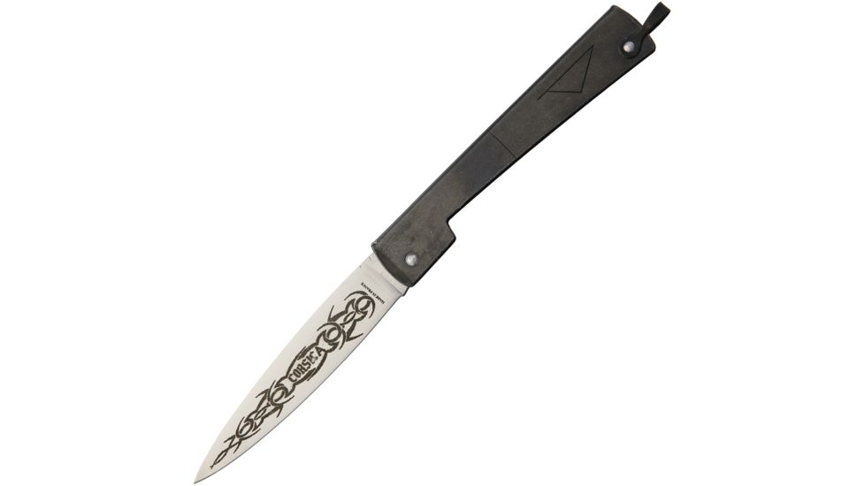 Fred Perrin Vendetta Folding Knife,3.5in,Carbon Steel FRDV