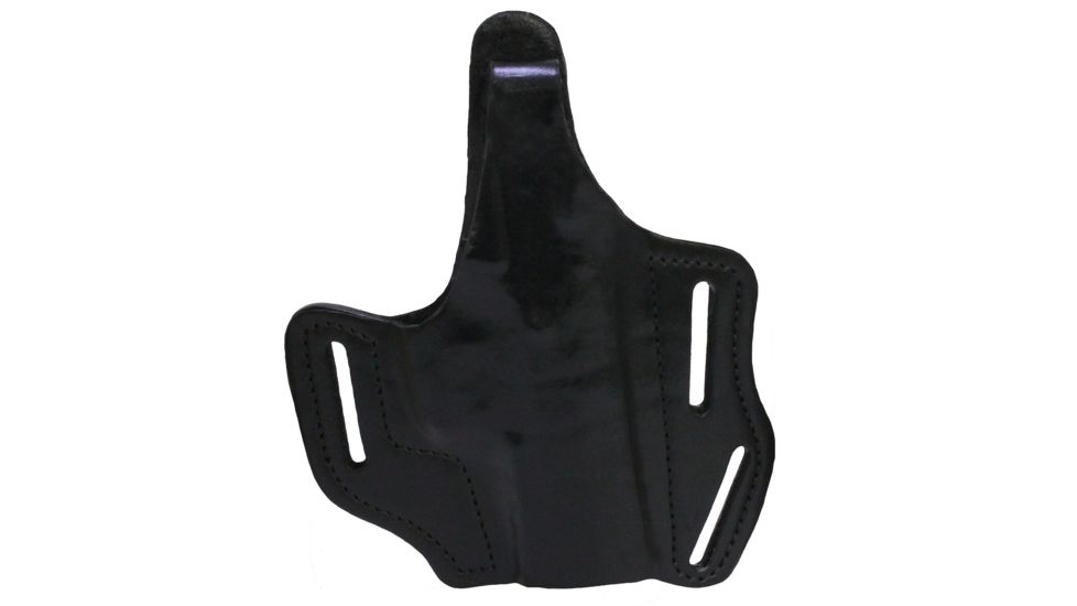 Front Line PancakeHlstrJerichoSteelMidSize w/RailRt FL90809-BK