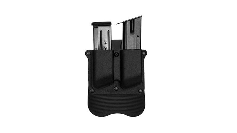 Front Line Polymer Pouch For Two Magazines, With Adjustment Screw. Fits 9Mm/.40 Magazines - Paddle Version, Black J3130P