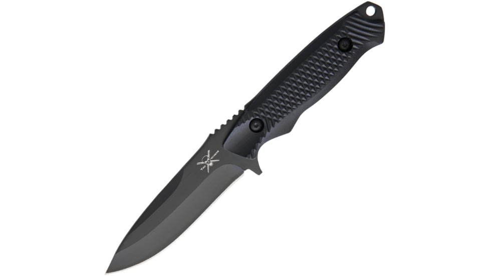 Frost Knife, Tac Xtreme, 8in Overall, 3.75in Black 3Cr13 SS Drop Point, Black Textured ABS Handle, Black Nylon Sheath, TX-045