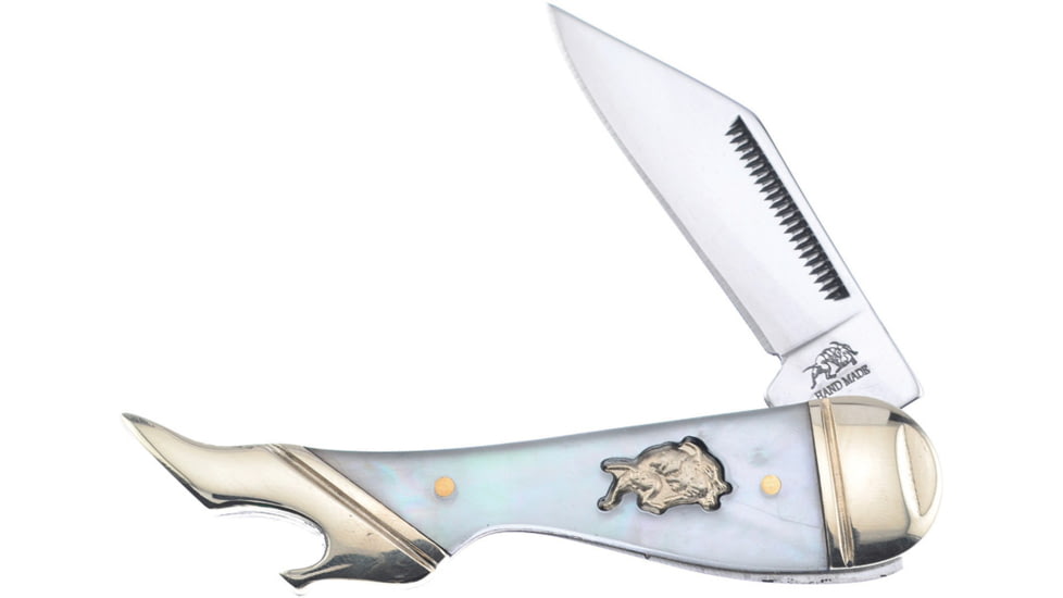 Frost Leg Folding Knife, Mother of pearl handle, BDG-183MOP