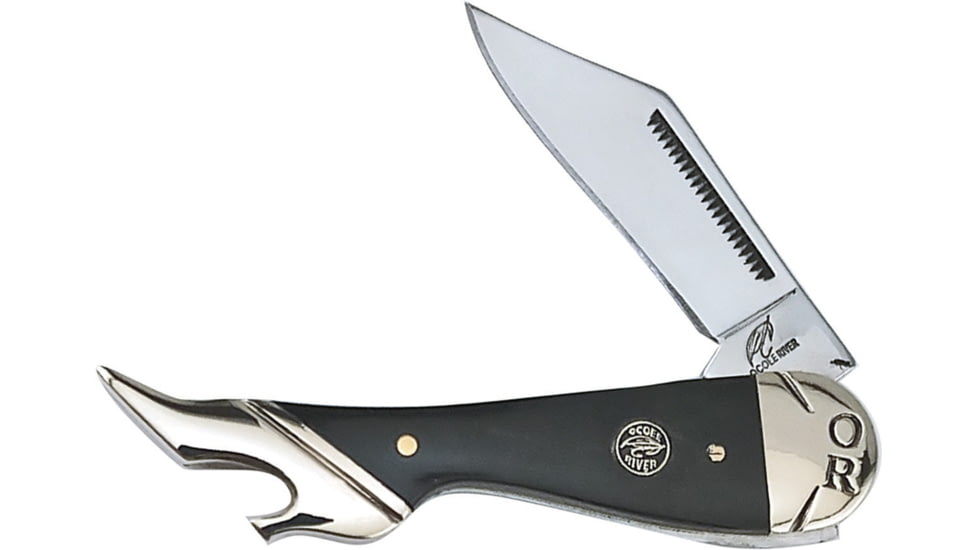 Frost Leg Ocoee River Folding Knife, Buffalo horn handle, OC-183CBH