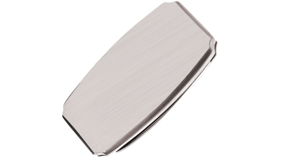 Frost Money Clip Folder Multi-Tools, Folding Knife, Money Clip Folder, 2in Closed, 1.25in Satin SS Blade, SS Handle, Pocket Clip, Pen Blade And Nail File, 15447SS