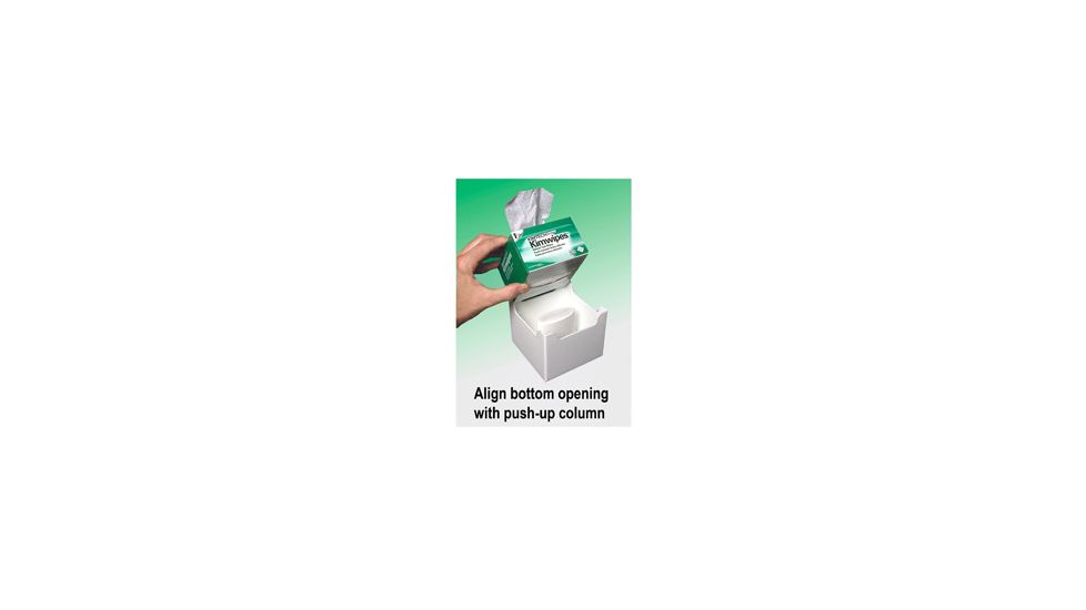FTR Enterprises Dispenser Kimwipe Push-up Box PUB1A, Unit EA