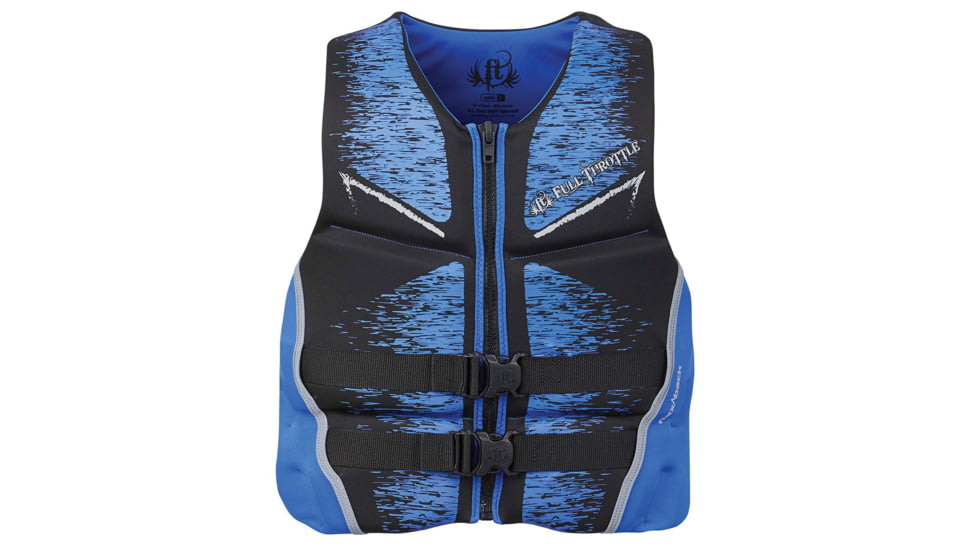 Full Throttle MenS Hinged Rapid-Dry Flex-Back Vest - 2Xl, 48-52 Chest, Blue, 2 x L 48in-52in Chest , 142500-500-060-19