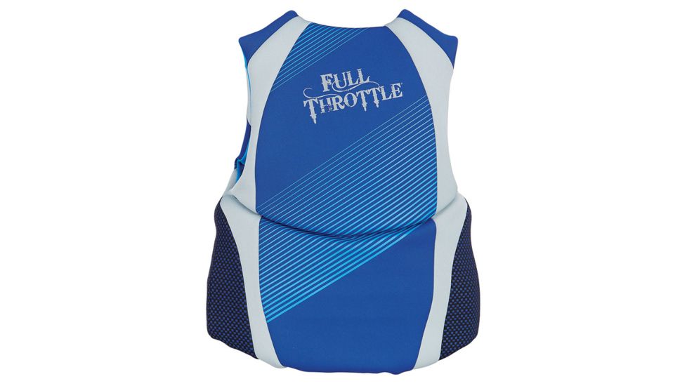 Full Throttle Neoprene Flex-Zone Vest, Blue, Medium, 14240050003015