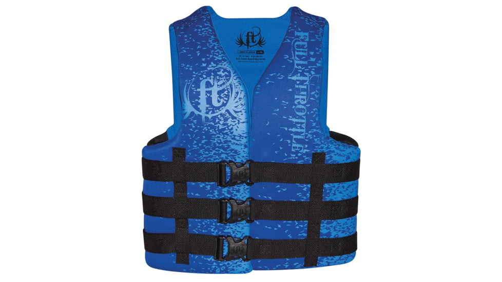 Full Throttle Rapid-Dry Life Vest - MenS, S/M Blue, 142000-500-030-16