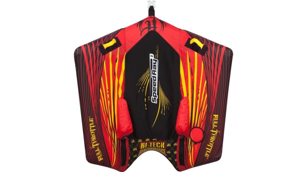 Full Throttle Speedray 1 Water Tube, 61.5" X 63.5" Red,Black T103RED99