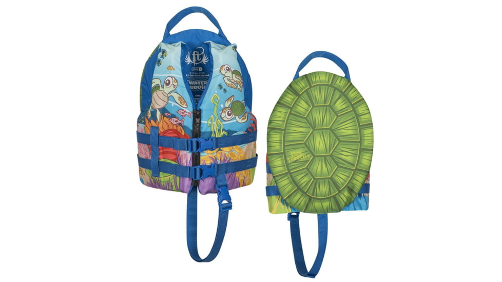 Full Throttle Water Buddies Vest - Child 30-50lbs - Turtle 63462
