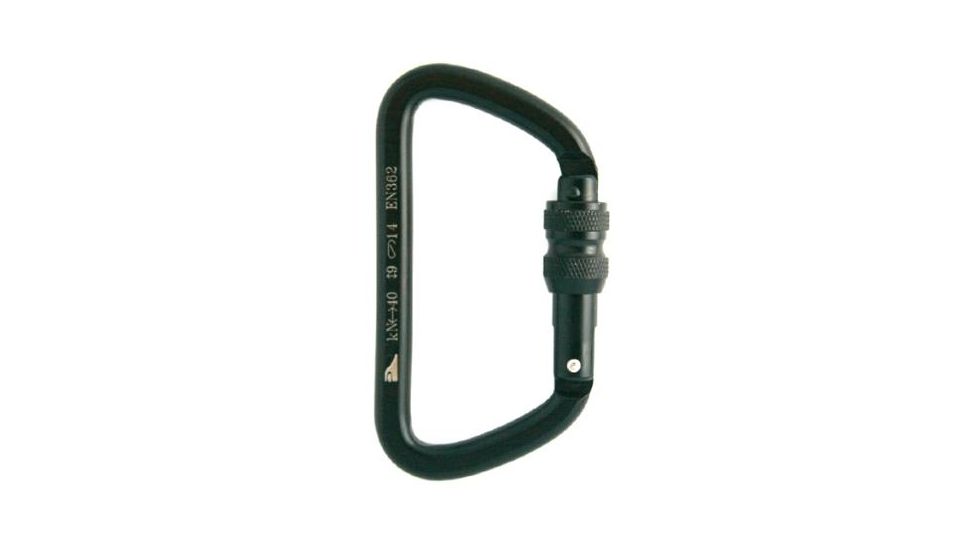 Fusion Straight D Screw Lock Alloy Steel Black, Black 106775