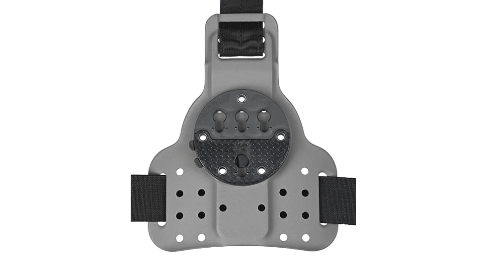 G-Code Drop Leg Single Holster Mount w/ Cobra Buckle Leg Strap, Grey, GCA76-CB-GY