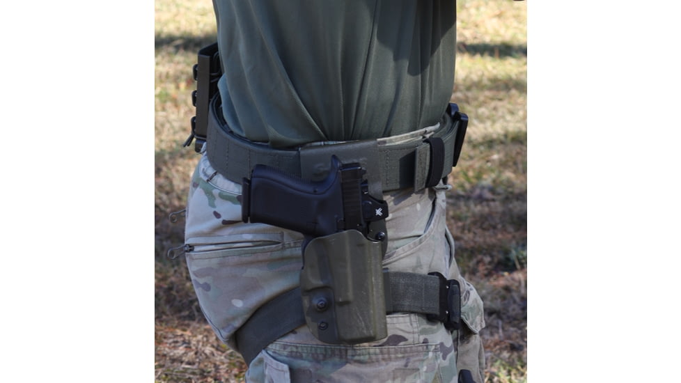 G-Code GCA200 STATIC GRIP RTI Optimal Drop Cobra Buckle Pistol Platform, Multicam Green, GCA200-CB-GNMC
