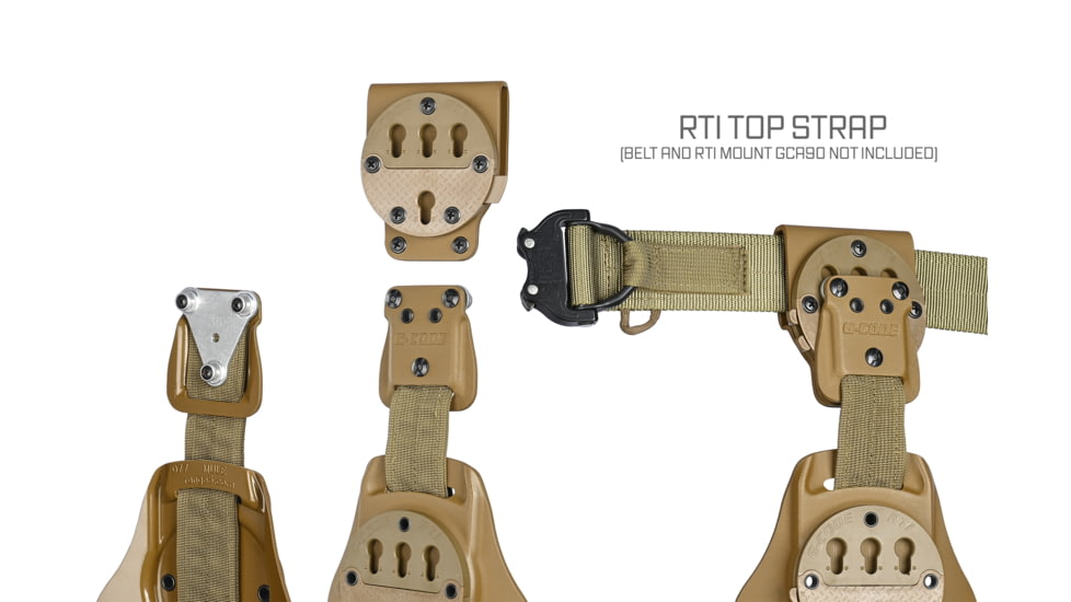 G-Code MULE ISS Carry Platform w/ Plastic Buckle Leg Strap, Multicam Green, GCA77-PB-GNMC