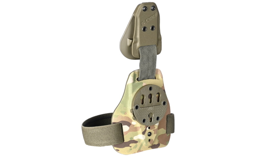 G-Code MULE ISS Carry Platform w/ Plastic Buckle Leg Strap, Multicam Green, GCA77-PB-GNMC