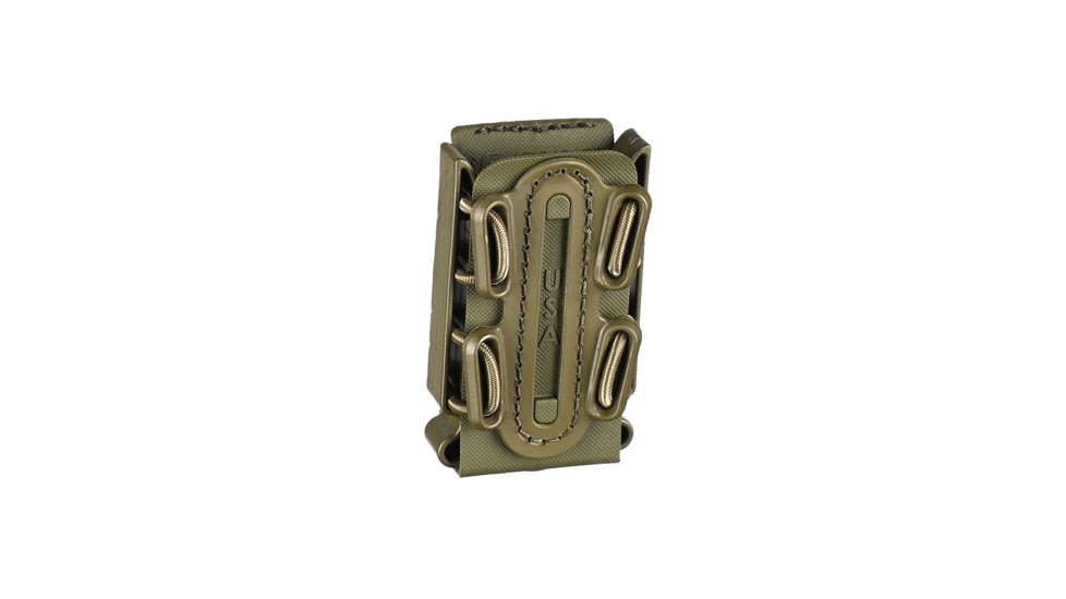 G-Code Pistol Soft Shell Scorpion Mag Carrier w/ P1/P2/P3 Molle and Belt Mounts, Ambidextrious, OD Green Frame/OD Green Shell, Short, SS-P2-123-GNGN