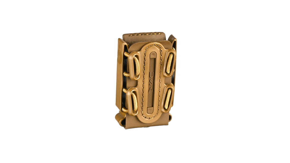 G-Code Pistol Soft Shell Scorpion Mag Carrier w/ P1/P2/P3 Molle and Belt Mounts, Ambidextrious, Tan Frame/Tan Shell, Short, SS-P2-123-TNTN