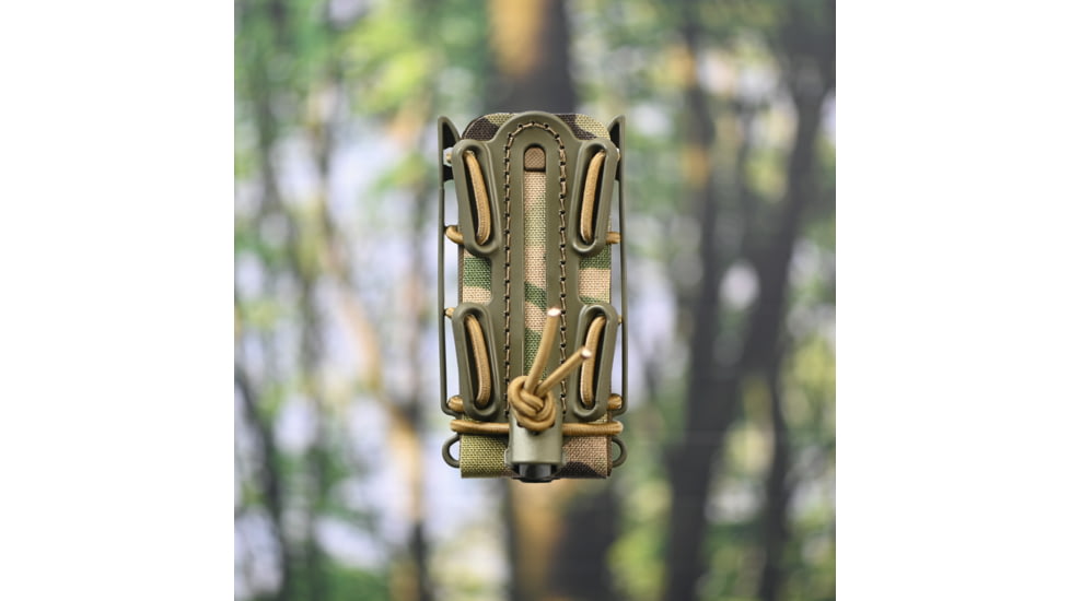 G-Code Pistol Soft Shell Scorpion Tall Mag Carrier w/ Cobra Paddle, Ambidextrious, OD Green Frame/Tan Shell, Tall, SS-P1-COBRA-GNTN