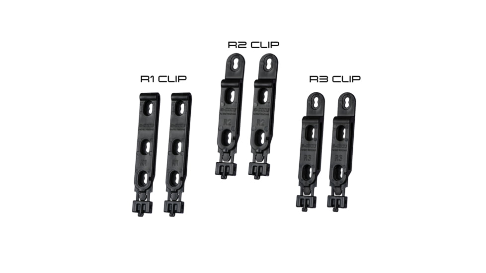 G-Code Rifle Soft Shell Scorpion Mag Carrier w/ R1/R2/R3 Molle and Belt Mounts, Pack of 3, Black Frame/Black Shell, Rifle, SS-R1-3PK-123-BKBK