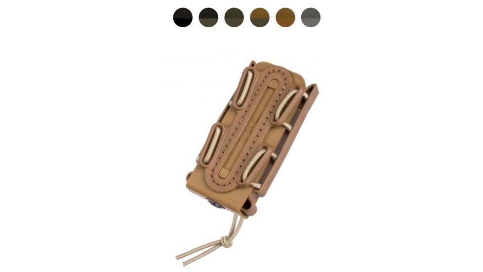 G-Code Soft Shell Scorpion Pistol, Tall, P1 Molle Clips, Ambidextrious, Tan On Tan, SS-P1-P1-TNTN
