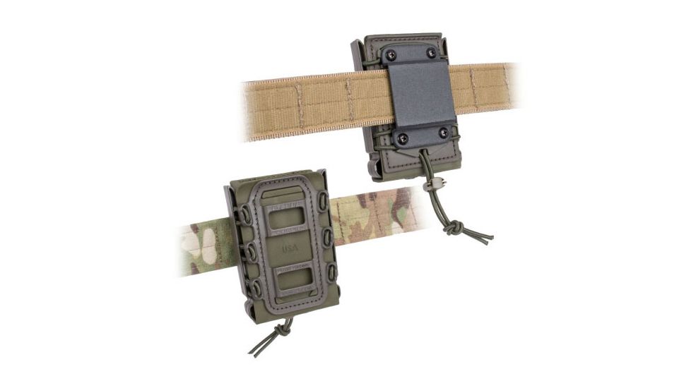 G-Code Soft Shell Scorpion, Rifle, Belt Loop, Ambidextrious, Green On Tan, SS-R1-LOOP-GNTN