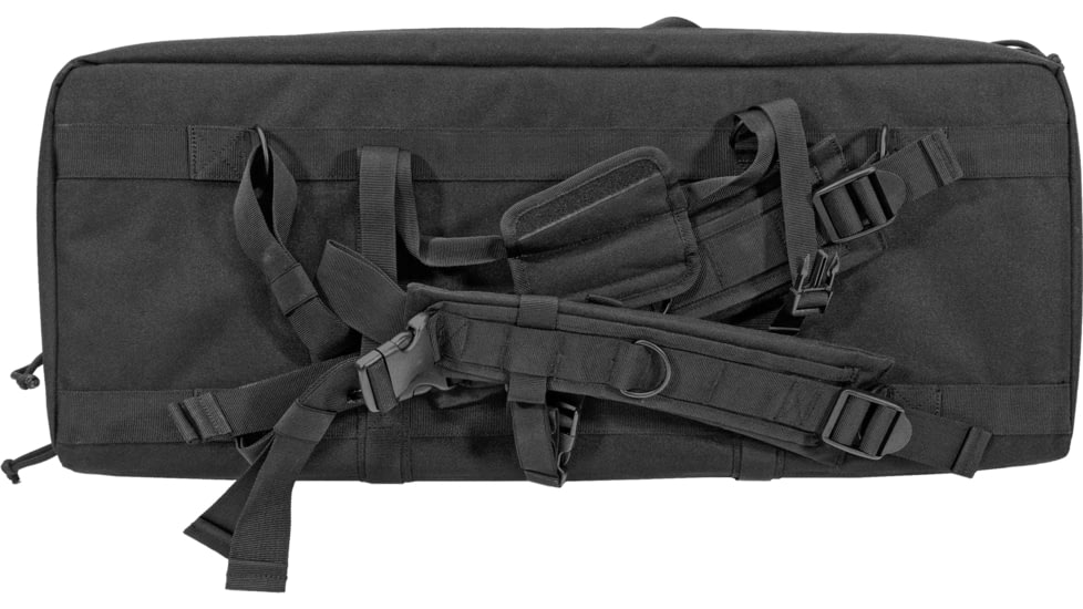 GPS Double Rifle Case Black 600D Polyester 28 L X 12.75 H X 9 W, DRC28