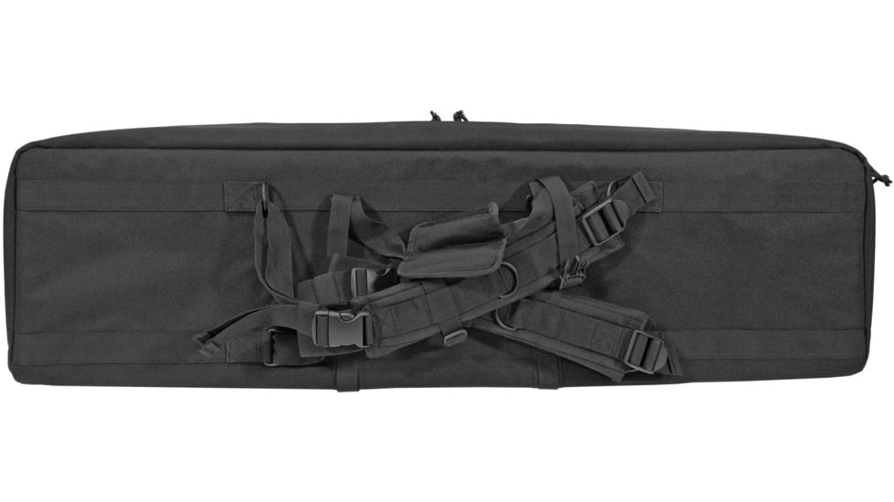GPS Double Rifle Case Black 600D Polyester 42 L X 12.75 H X 9 W, DRC42