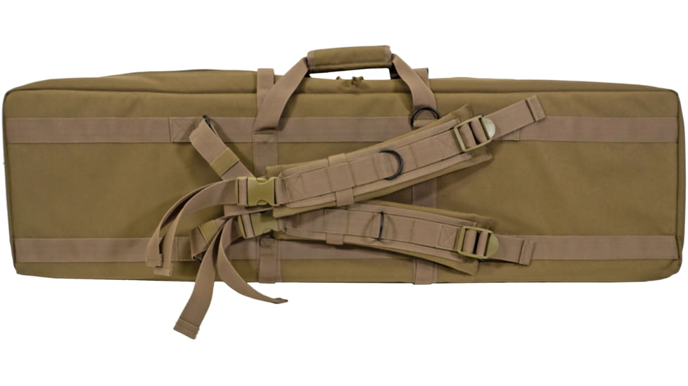 GPS Double Rifle Case Flat Dark Earth 600D Polyester 42 L X 1, DRC42-FDE