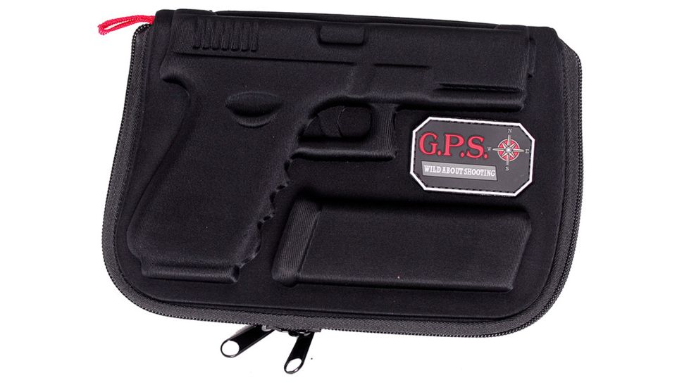 GPS Compression Molded Pistol Case, Black, For Glock GPS-907PC