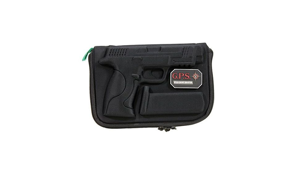 GPS Compression Molded Pistol Case for Smith &amp; Wesson M&amp;P, Black, GPS-913PC
