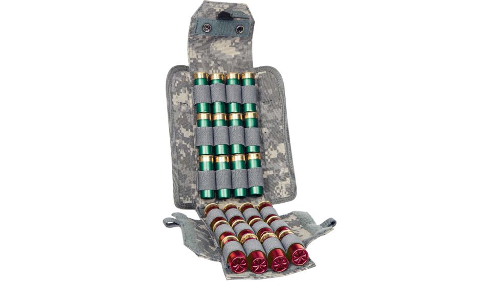 GPS Tactical Shotgun Shell Holder- Holds 25 Shells, Digital Camo GPS-T8535SHD