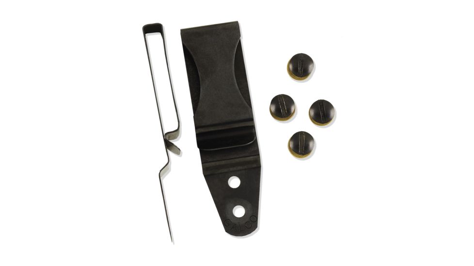 Galco 1 3/4in Metal Clip, Ambidextrous,Black CLP175