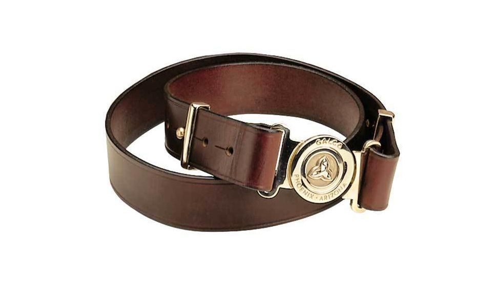 Galco Adjustable Shell Pouch Belt, Chestnut, Medium